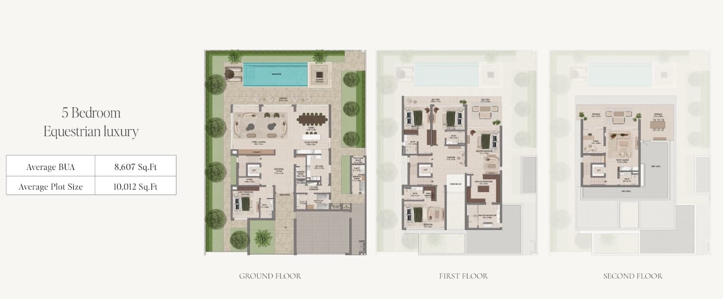 5 BR · Equestrian Luxury floor plan